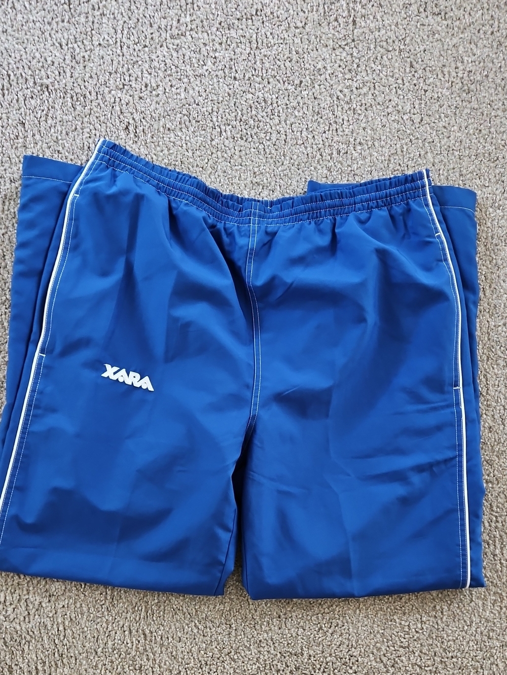 Xara Soccer Track Pants Royal Blue  Warm-Up Pants Men's Size Medium